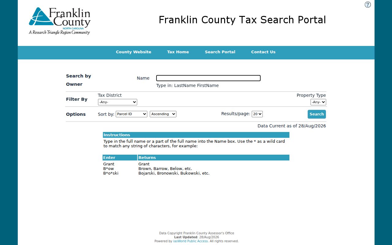 Pasco residents directory Franklin County owner search