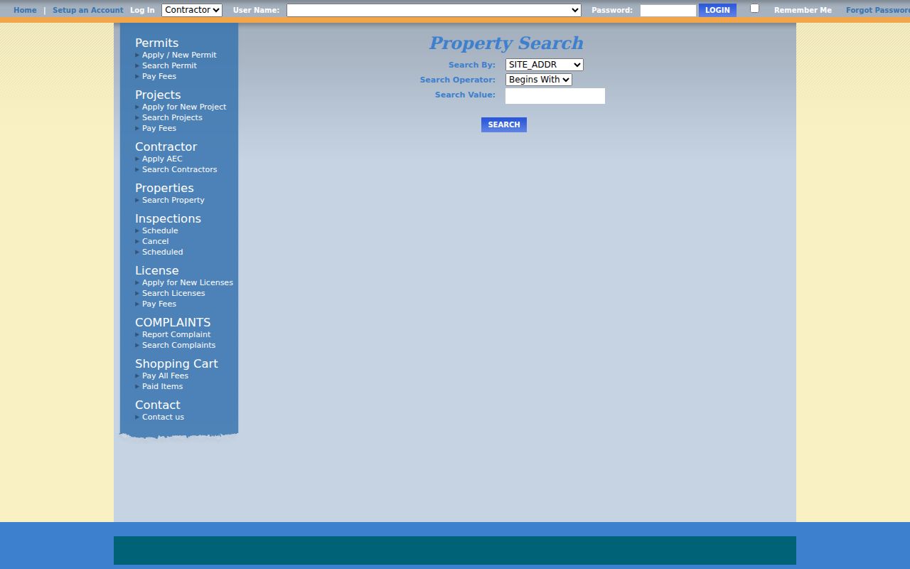 Pasco street directory eTRAKiT parcel search